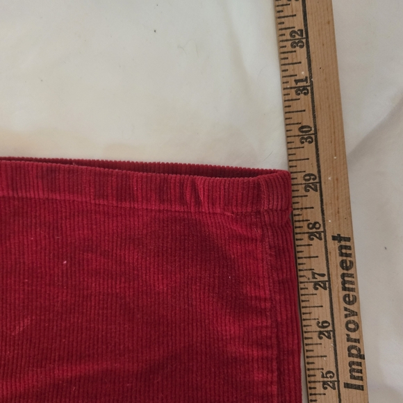 VTG Bill Blass W16 Strech Red Corduroy Pants - Picture 7 of 8